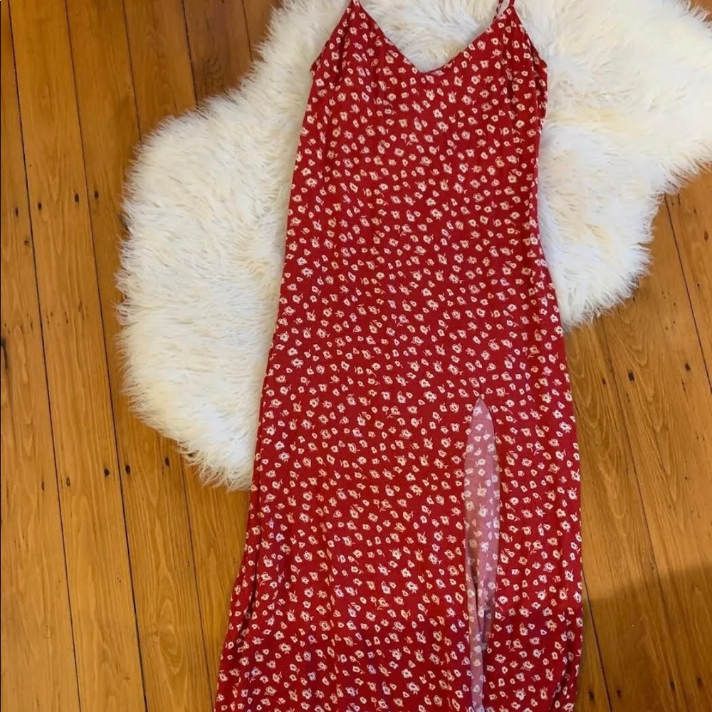 REFORMATION Crimini dress (red floral) XS/0